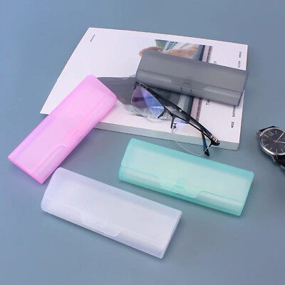 #ad Glasses Cover Hard Eyeglasses Case Reading Glasses Case Frosted Box Simple New