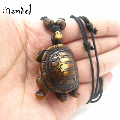 #ad MENDEL Unisex Large Sea Turtle Pendant Necklace Men Jewelry Free Shipping $7.99