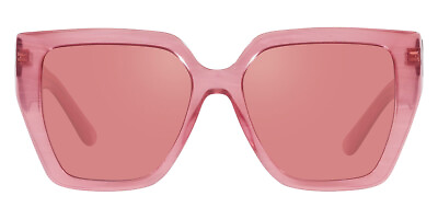 #ad Dolce amp; Gabbana DG4438 Sunglasses Fleur Pink Pink Dark Mirrored Red 55mm