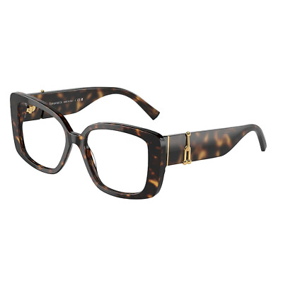 #ad Tiffany amp; Co. TF 2235 8015 Havana Plastic Butterfly Eyeglasses 51mm