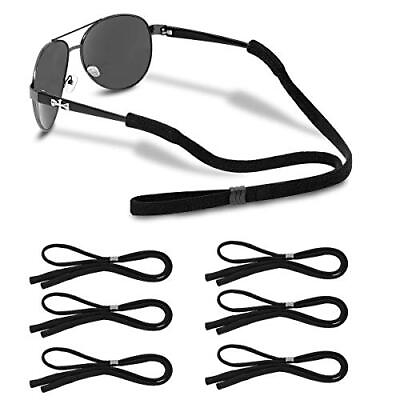 #ad Glasses Strap Sports Glasses Holder Pack of 6 Unisex Sunglass StrapSoft Comf...