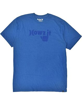 #ad HARLEY Mens Premium Fit Graphic T Shirt Top XL Blue Cotton BD75