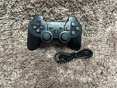 #ad Wireless Bluetooth Video Game Controller For Sony PS3 Playstation 3 Black OEM