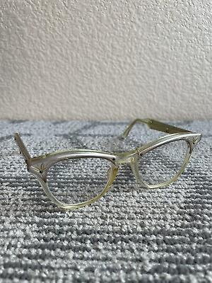 #ad American Optical Eyeglasses Eye Glasses Frames 4 1 4 5 1 2 Cat Eye Vintage