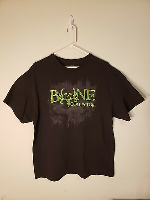 #ad Men#x27;s Authentic Bone Collector Graphic Short Sleeve BLACK T Shirt SZ XL