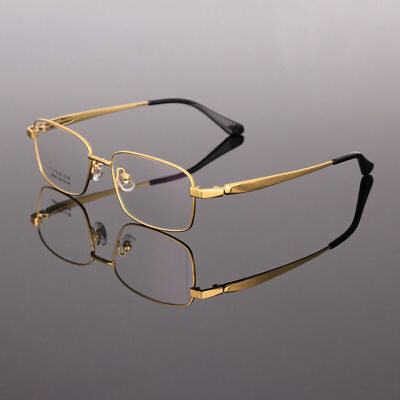 #ad Pure Titanium Business Full Rim Eyeglass frames Ultralight for Men Glasses 9979