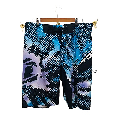 #ad Jet Pilot Mens Size 34 Board Shorts All Over Print Not Lined Z5