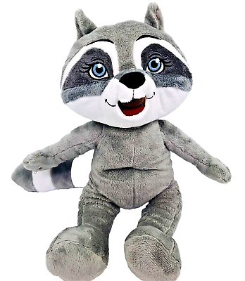 #ad Fiesta #L46247E Rachel Raccoon 16quot; Plush Embroidered Eyes Great Wolf Lodge
