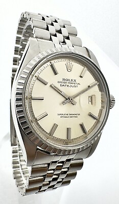 #ad Rolex DateJust 1966 Ref 1601 1603 Rare Gents Steel 36mm Vintage Watch Superb