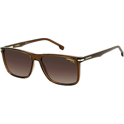 #ad Carrera Men#x27;s Sunglasses Full Rim Frame Brown Gradient Polarized Lens 298 S 009Q