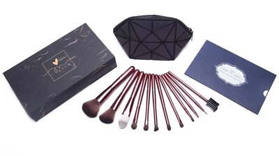 #ad 12 Pieces Pro Makeup Brush Set with Free Gift Bag Lot More NEW 1 DAY SHIP
