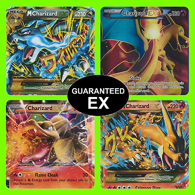 #ad Pokemon TCG 5 Cards: GUARANTEED EX FULL ART EX or MEGA EX ALL RARE CARDS