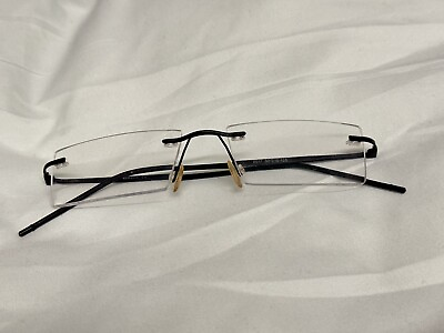 #ad mens glasses frame Only Black Rimless