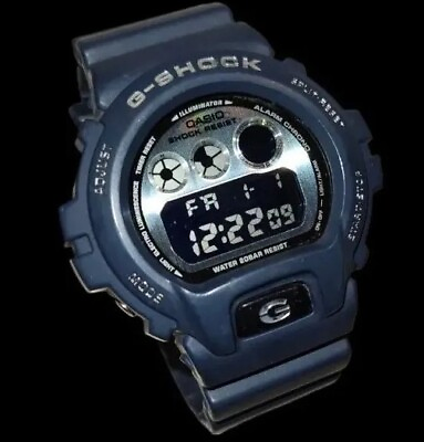 #ad Casio G SHOCK 3230 DW 6900HM 2 Limited Edition Blue amp; Silver Mirrored Watch