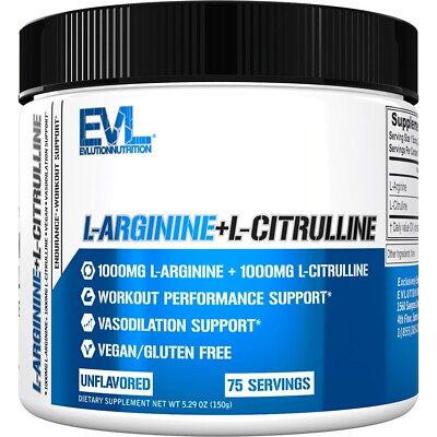 #ad EVL L Arginine L Citrulline: Performance Enhancing Powerhouse for Vasodilation