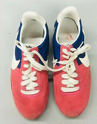 #ad Nike Pre Montreal Racer Retro Women#x27;s Suede Pink Blue Sneakers Sz 8.5 555258 405