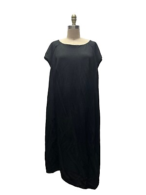 #ad Cato Plus Size Black LBD Cap Sleeve Sheath Dress Size 24W NWOT