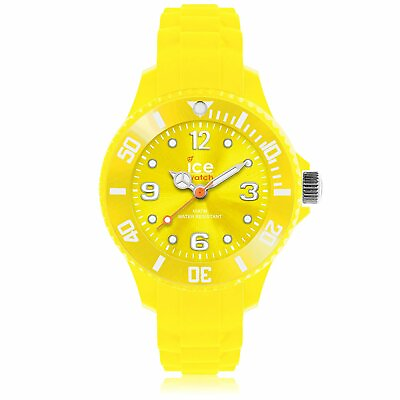 #ad *BRAND NEW* ICE Women#x27;s forever Yellow 30mm Watch SI.YW.M.S.13 000793