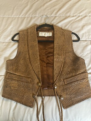 #ad Alan Michael Leather Vest