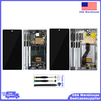 #ad For Samsung Galaxy Note 10 10 Plus LCD Replacement Screen Digitizer Frame OEM