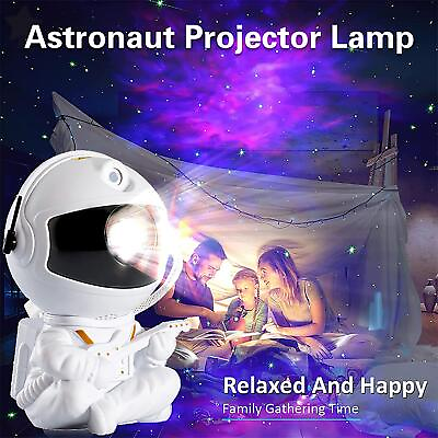 #ad Astronaut Galaxy Projector Starry Night Lights Star Nebula LED w Remote Lights