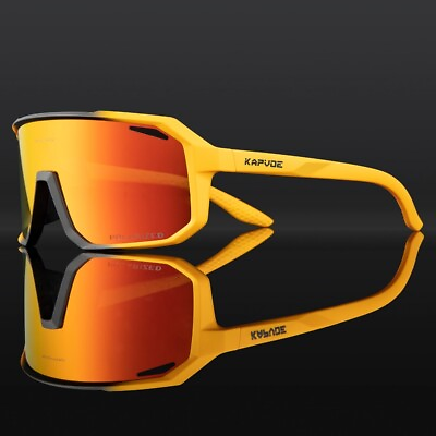 #ad Polarized Cycling Glasses Sports Bicycle Sunglasses UV400 Mountain Bike Goggles $15.74