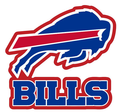 #ad Buffalo Bills Logo Die Cut Laminated Vinyl Sticker Decal NFL Multiple Sizes