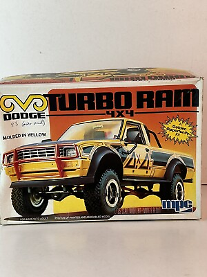 #ad MPC 1 0838 1983 Dodge Turbo Ram 4x4 Pickup Model Kit Unbuilt