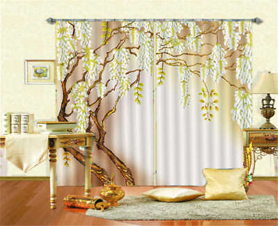 #ad Fruit Mulberry Tree 3D Curtain Blockout Photo Printing Curtains Drape Fabric