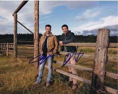 #ad DREW amp; JONATHAN SILVER SCOTT Signed 8x10 PROPERTY BROTHERS Photo w Hologram COA