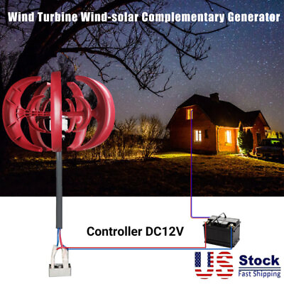 #ad 4500W 5 Blades DC12V Wind Turbines Generator for Electricity Producer Equipment $154.99