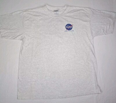 #ad Vintage Authentic NASA Kennedy Space Center Get With The Program T shirt XL