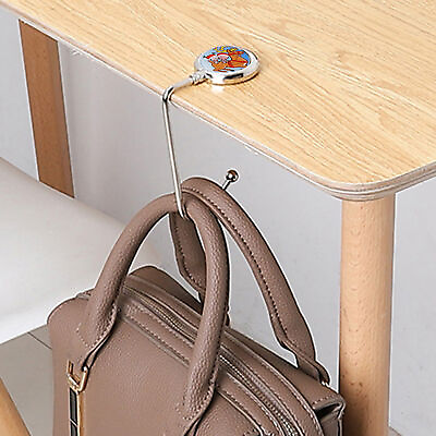 #ad Bag Hanger Ornamental Trendy Metal Portable Handbag Wallet Hooks Well Designed