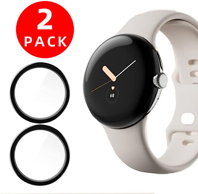 #ad 2x 3D Curved Full Coverage Soft Screen Protector For Google Pixel Watch Watch2