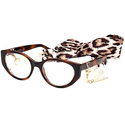 #ad Guess Women#x27;s Eyeglasses Clear Demo Lens Blonde Havana Cat Eye Frame GU2885 053