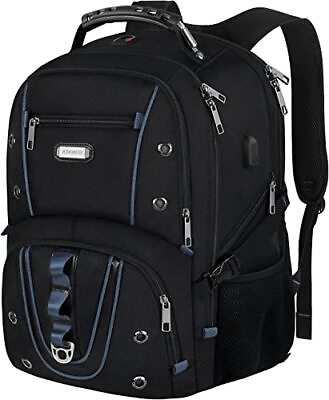 #ad Travel Laptop Backpack 17.3 Inch XL Heavy Duty Computer Backpack with RFID P...