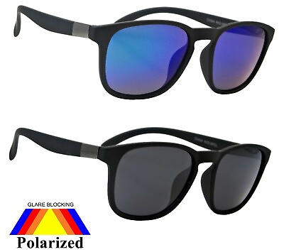 #ad NWT Retro Polarized Sunglasses Tinkler Classic Men Women Matte Black Frame