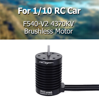 #ad F540 V2 3300KV 3.175mm Brushless Sensorless Waterproof Motor For 1 10 RC Car