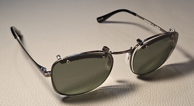 #ad Oliver Peoples Sunglasses THE Soloist sg. 0005 Pewter Clear Polar Flip Lens