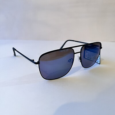 #ad Aviator Style Men’s Women’s Sunglasses By Original Use Blue Lenses Black Frame