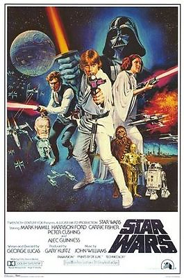 #ad STAR WARS A NEW HOPE MOVIE POSTER 24x36 CLASSIC VINTAGE 5025