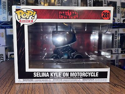 #ad Funko Pop Ride Deluxe: Batman Selina Kyle on Motorcycle # 281
