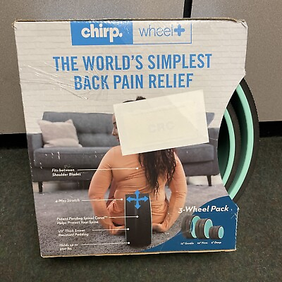 #ad Chirp Sports Wheel for Back and Neck Pain – 3 pk