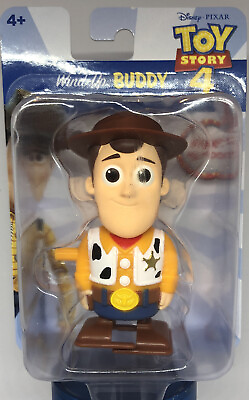 #ad RARE Disney Pixar Toy Story 4 Wind Up Buddy Woody Free Shipping