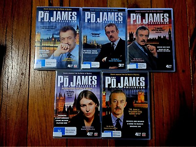#ad The P.D James Collection DVD Boxsets Region 4 19 Discs Like New FREE POST Au