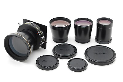 #ad 【Rare Rear 3 Lens MINT】 Nikon Nikkor T*ED 600mm 800mm 1200mm from JAPAN H44