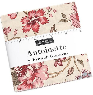 #ad Antoinette Moda Charm Pack 42 100% Cotton 5quot; Precut Fabric Squares