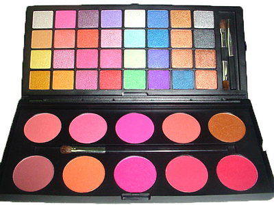 #ad 42 Color EyeShadow Palette Professional Double Stack Shimmer Matte Beauty S