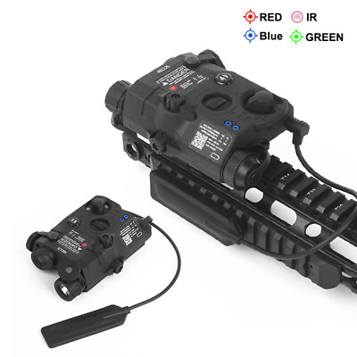 #ad Tactical LA5C UHP PEQ15 Strobe Light IR Green Red Laser Sight Aiming LED $75.99
