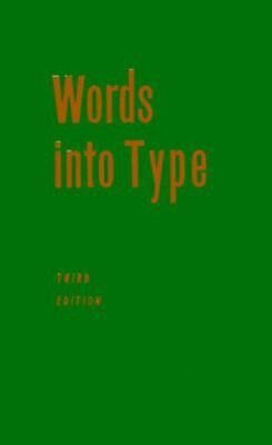 #ad Words into Type Hardcover R. Skillin M. Gay